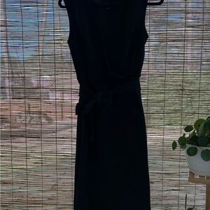 Ann Taylor Black Midi Dress